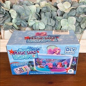 NWT  DIY Mermaid Terrarium Kit: Magic Sand Light Up Box